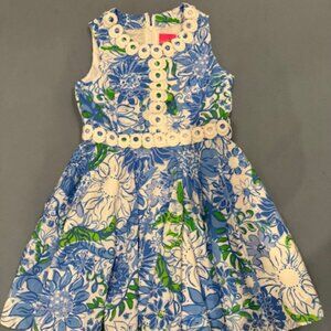 Lilly Pulitzer Blue Girls Size 8 Dress